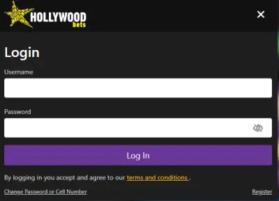 How to login hollywoodbets