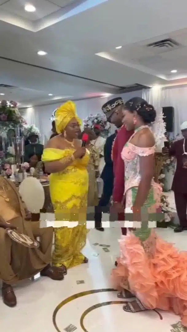 Groom's mother reveals she rejected many women for her son during wedding day prayer