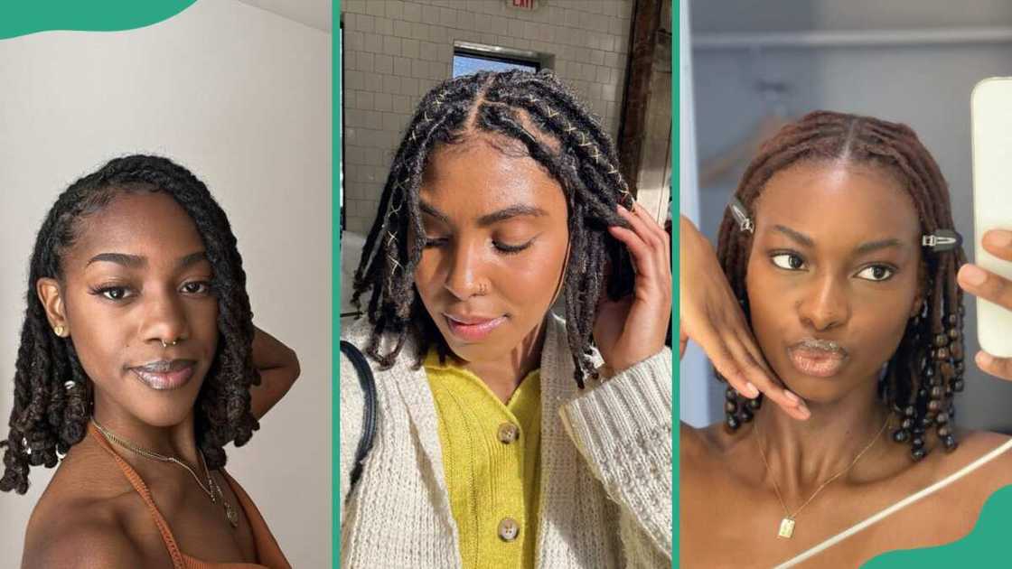 Afro kinky bob-braids