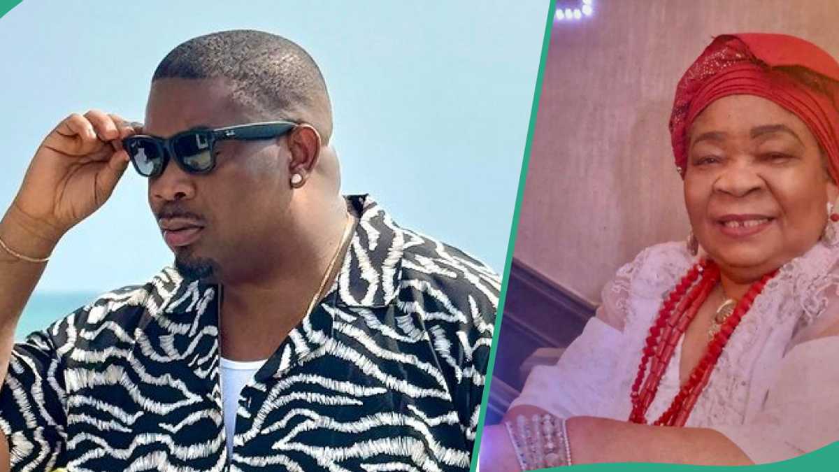 Don Jazzy, Siblings Visit Mother’s Graveyard to Mark Her 2nd Death Anniversary: “We Miss You Mum”