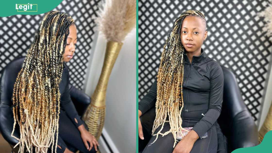 Extra long trendy faux locs