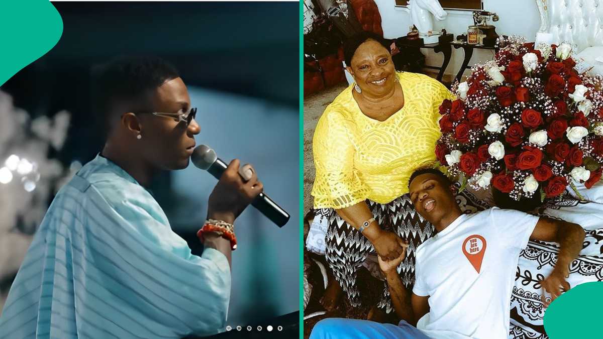 Wizkid Remembers Late Mum One Year After Her Death, Fans Console Him: "This Is Emotional"