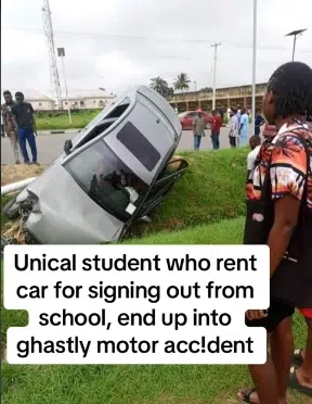 Student who reportedly rented car to celebrate sign out from school involved in accident 