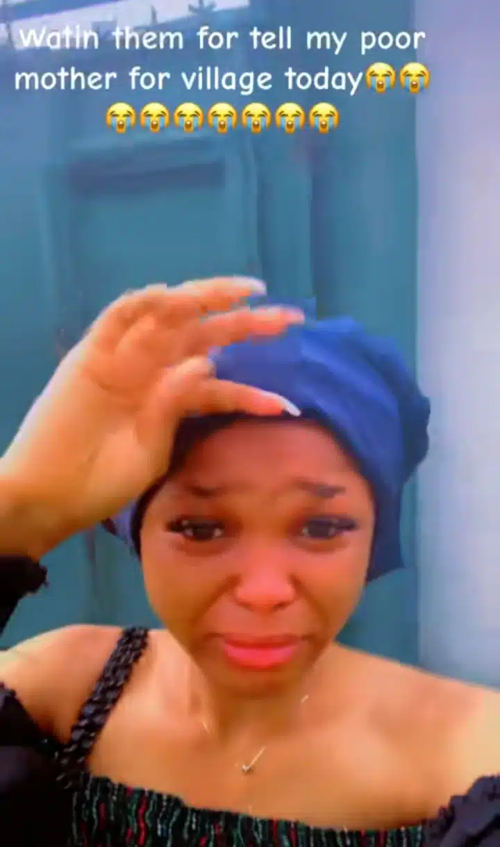 Lady burst into tears of joy as she escapes tragic accident