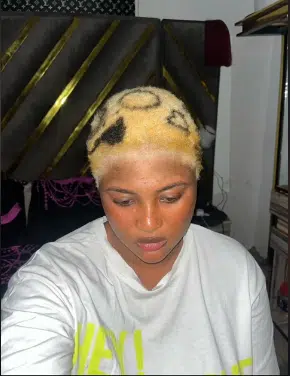 Lady rants after paying N20K and not getting desired colored hairstyle from hairstylist