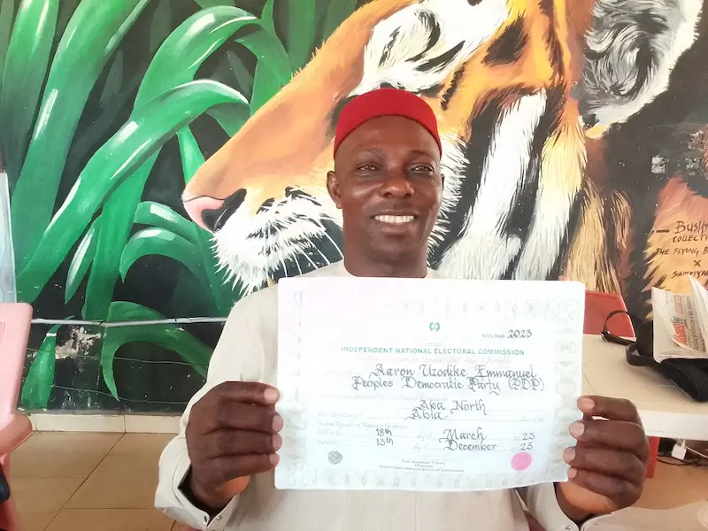 Abia Assembly finally swears in PDP’s Uzodike as lawmaker, 9 months after