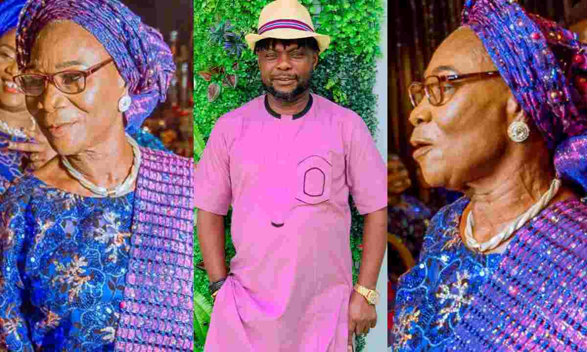 Actor Kunle Afod Celebrates His Beautiful Mother’s Birthday with Stunning Photos