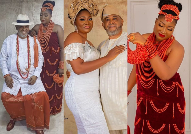 Actor Patrick Doyle celebrates wife