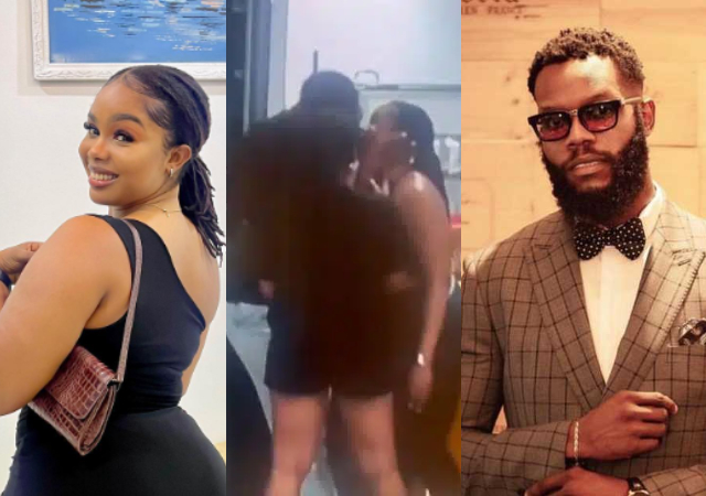 BBNaija: Celebrations as Ozee and Onyeka share their first kiss