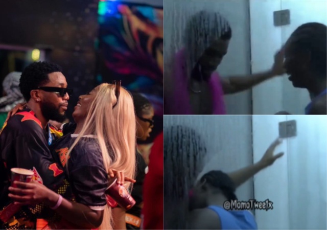 BBNaija: Nelly and Sooj’s Close Bathroom Moment Goes Viral on Internet