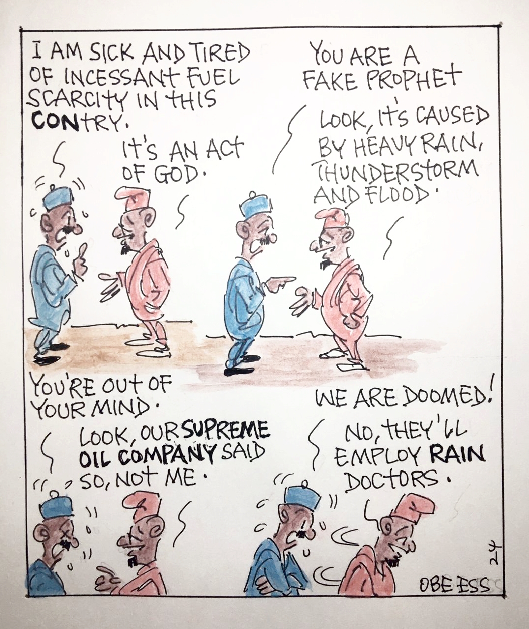 CARTOON OF THE DAY: Fuel scarcity fake prophet