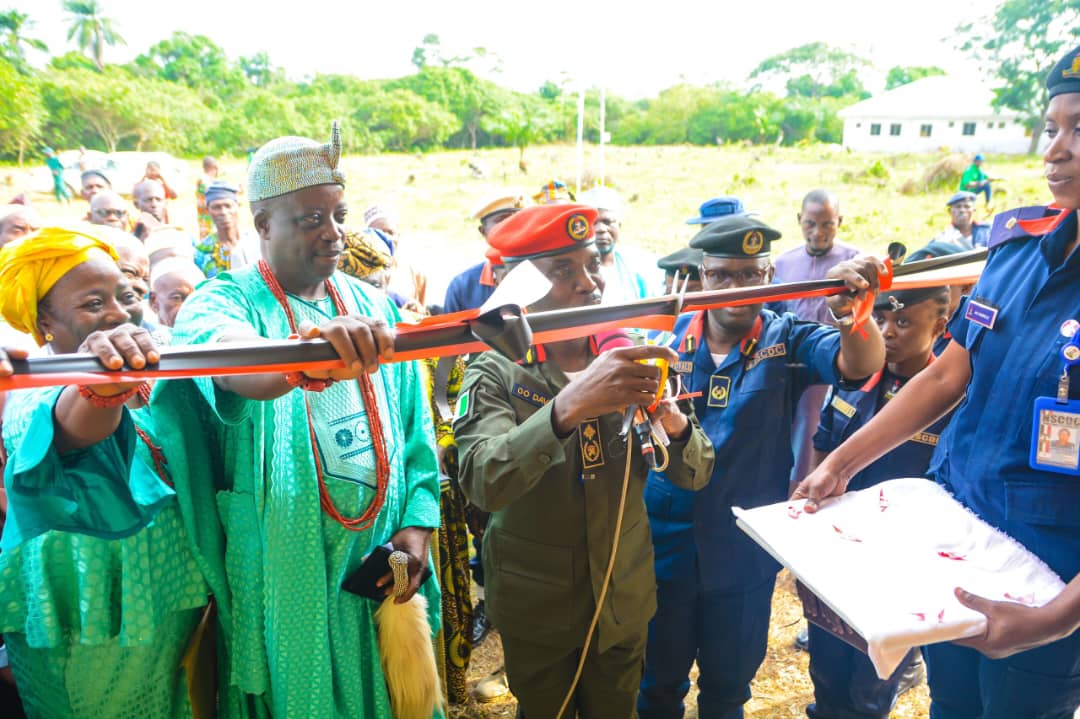 Community Donates Office Facility To NSCDC In Kwara