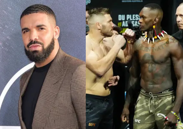 Drake Bets $450,000 on Israel Adesanya in Fight vs Du Plessis