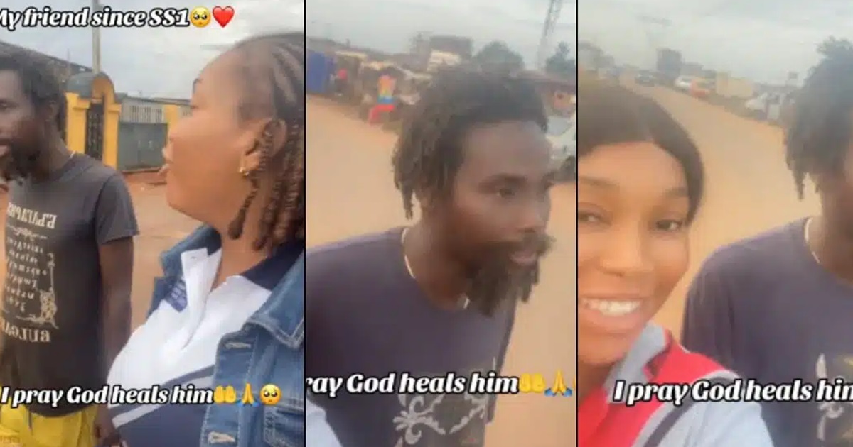 Emotional Moment Lady Runs Into Her Friend From Secondary School Who Is Mentally Challenged (VIDEO)