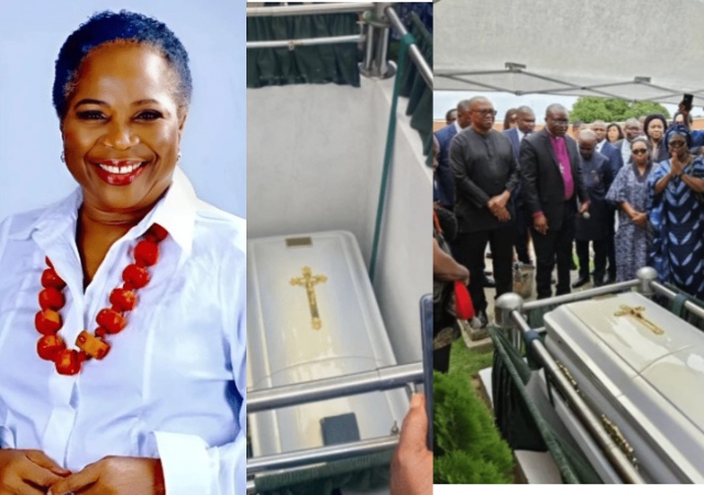 Endless tears as Onyeka Onwenu was finally laid to rest in Lagos in emotional ceremony