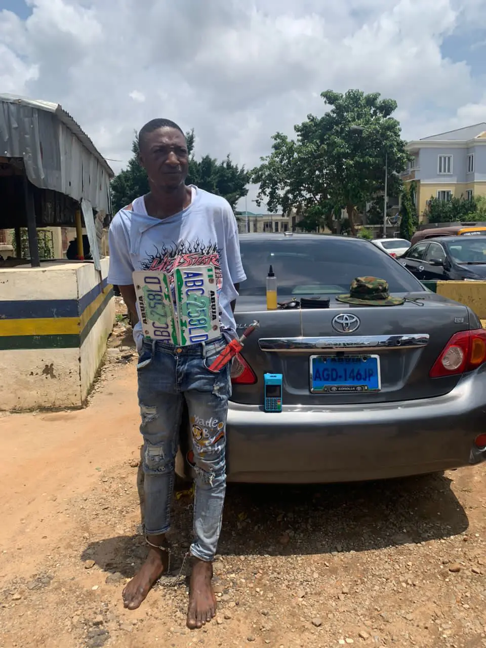 FCT Police track down Toyota Corolla stolen at gunpoint, arrest suspect