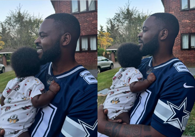 Falz stirs reactions as he shares photos of himself with his rumored child