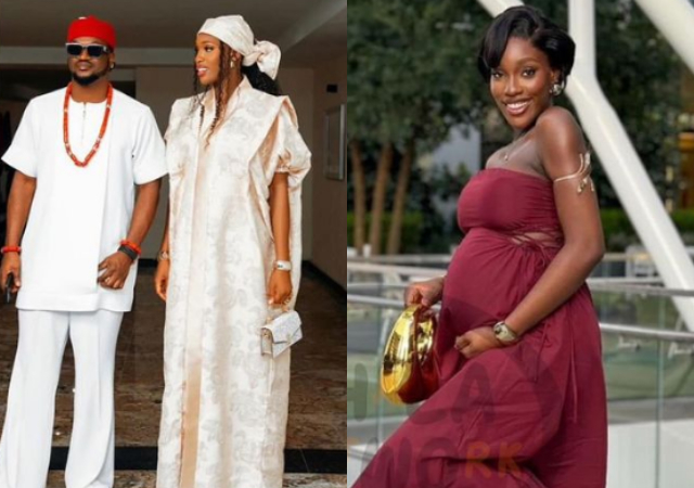 Fans reacts as Paul Psquare gives hints On gender of his incoming newborn