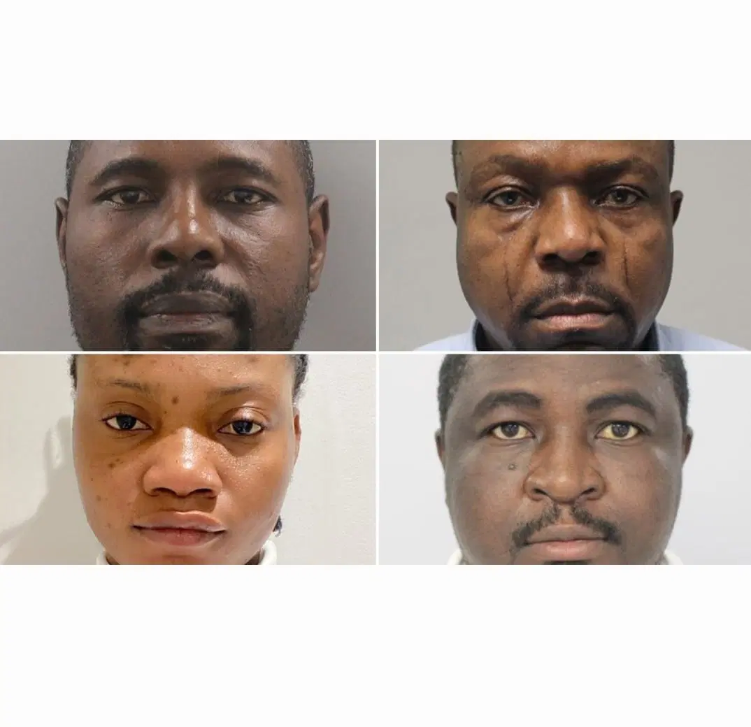 Four Nigerians jailed in UK for forging over 2,000 marriage documents