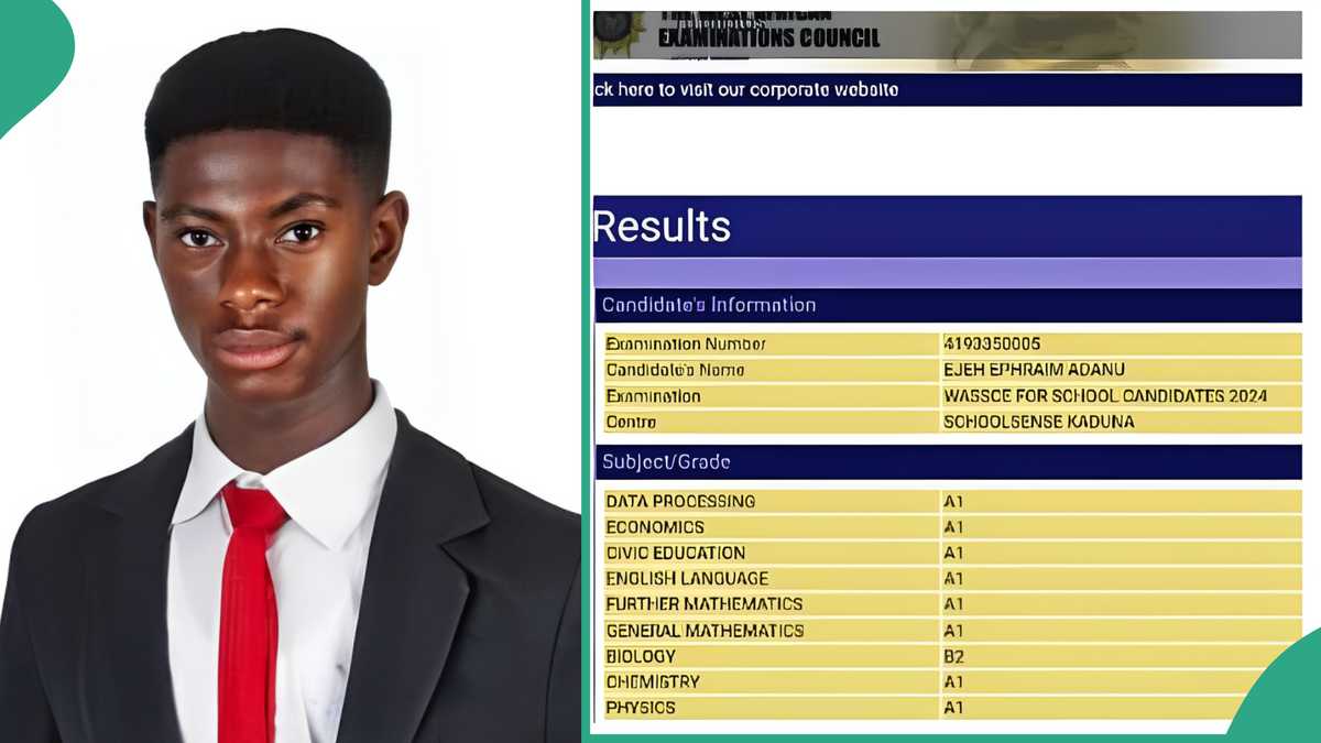 "He Scored 273 in JAMB:" Boy Passes WAEC With A1 in 8 Subjects Including Further Mathematics