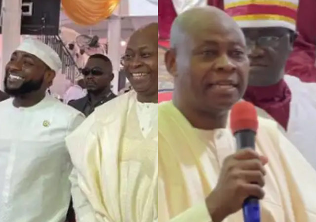 "I heard 1m"- Opinions divided as viral video of Davido's dad donating 'N1bn' to a Lagos C&S church trends