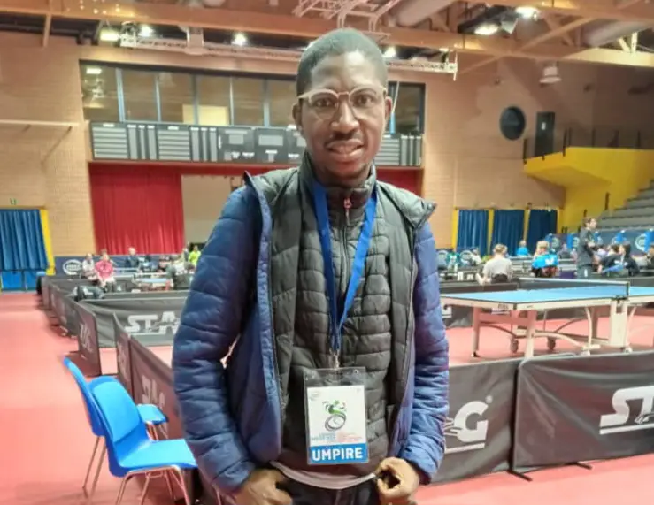 Jimoh Makes History As First Nigerian Blue Badge Table Tennis Umpire