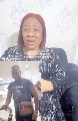 Lady who tore husband's passport at airport breaks silence 