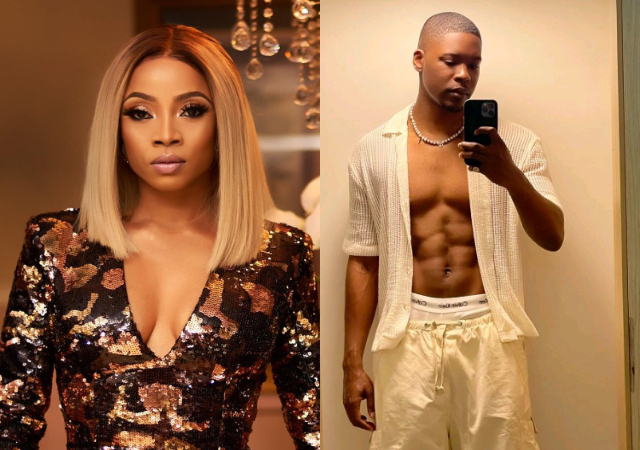 Media personality, Toke Makinwa shares her admiration for BBNaija housemate, Shaun