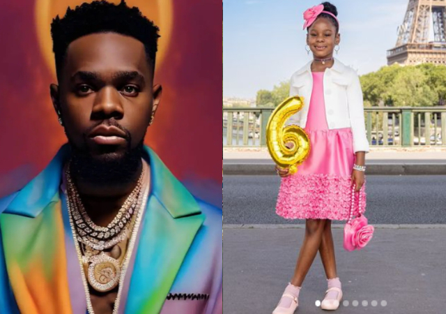 Patoranking Celebrates Daughter's 6th Birthday with Beautiful Photos and Heartfelt Message