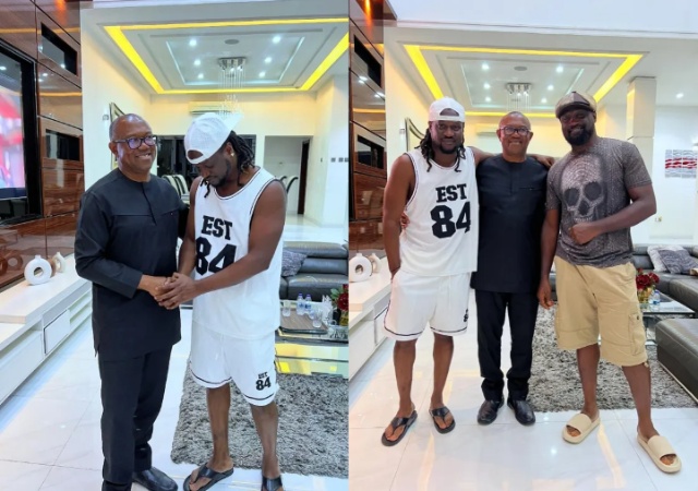 Peter Obi Meets with Jude and Paul Okoye Amid Family Feud