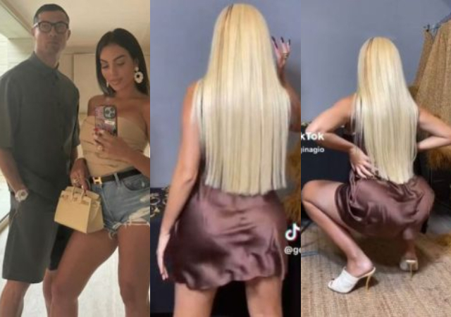 Ronaldo’s girlfriend Georgina causes buzz online as video of her twerking surfaces online