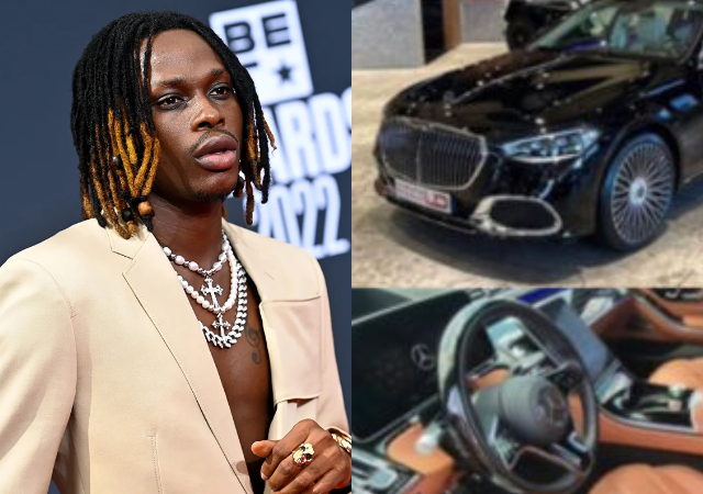 Singer Fireboy acquires new Mercedes-Maybach