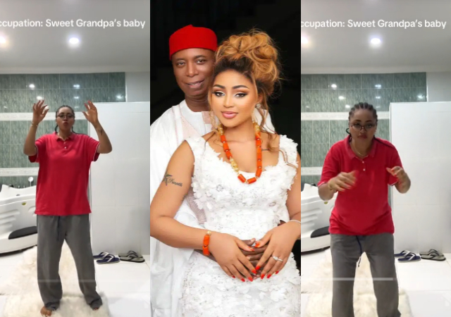 "Sweet Grandpa’s Baby"- Regina Daniels taunts her online-in-laws as she shares the new title they gave her