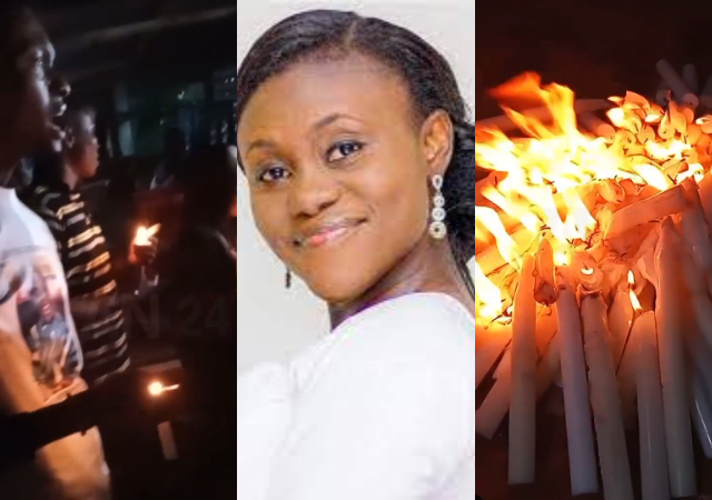 Tears flow as crowd turns up for Aduke Gold’s candlelight procession at Ogba