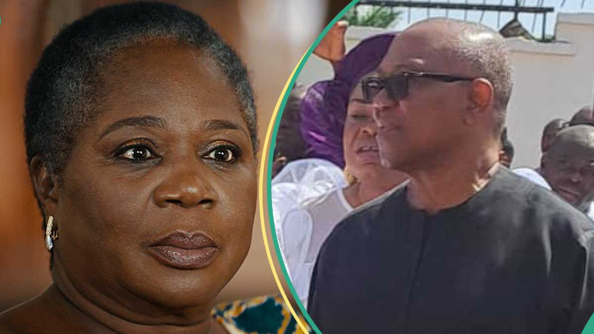 “This is Painful”: Grieving Peter Obi Shares Photos of Onyeka Onwenu’s Burial