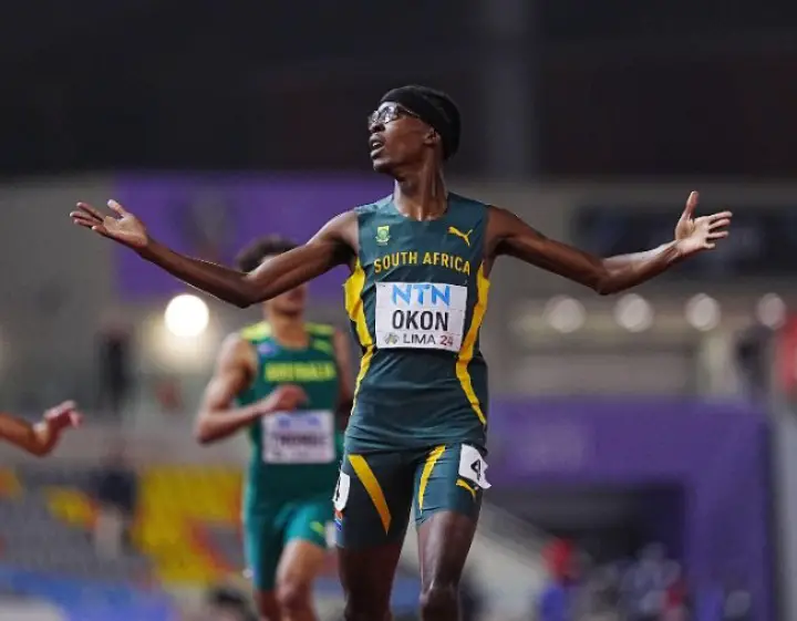 U-20 World Athletics Champs: Okon Wins Gold For South Africa In 400m Final