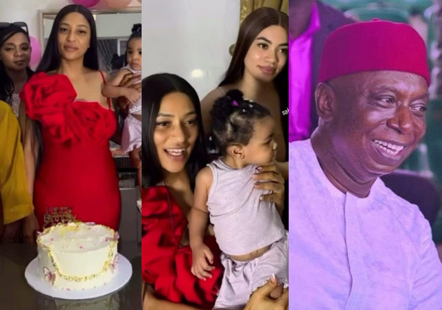 Video of Ned Nwoko’s 4th wife celebrating 46th birthday without him sparks reactions