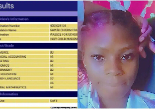 WAEC 2024: Girl heartbroken as her English grade marrs her results, trends online