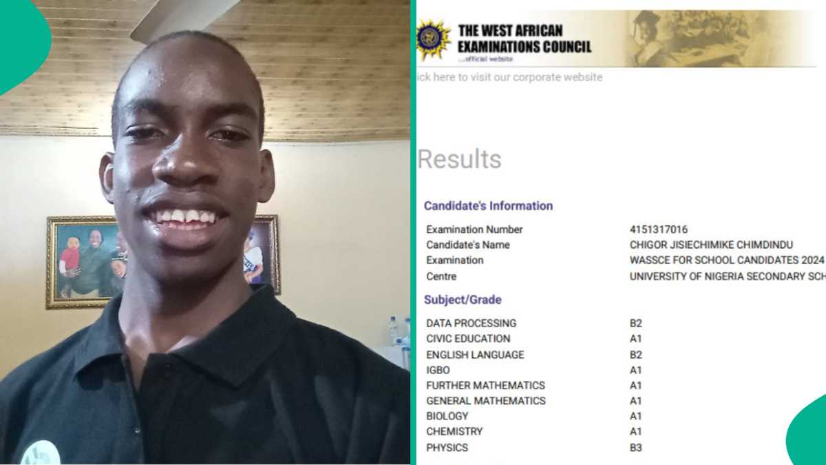 WAEC 2024 Result: UNN Professor's Son who Scored 339 in JAMB Clears his WASSCE Papers