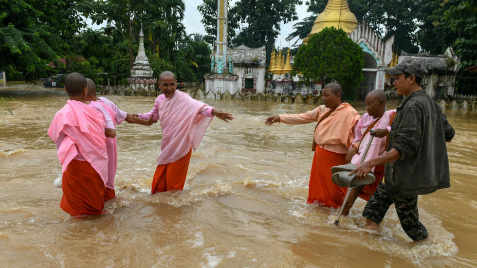 100 Die In Myanmar Floods