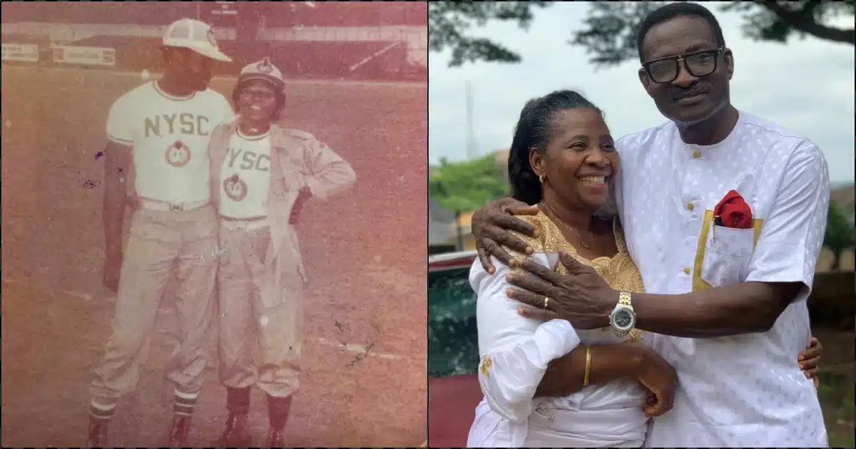 Couple who have been together for 41 years goes viral on 39th anniversary