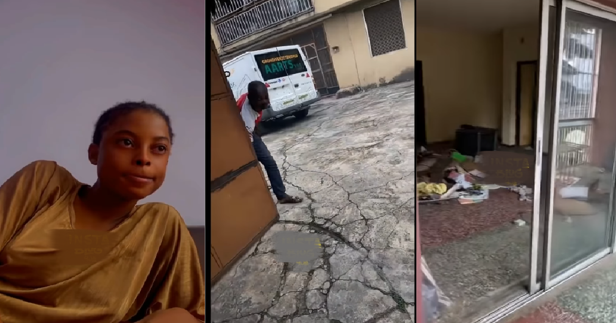 A Lady Told To Vacate Her Apartment In Ikeja, Lagos After Spending ₦4 Million On Renovations (VIDEO)