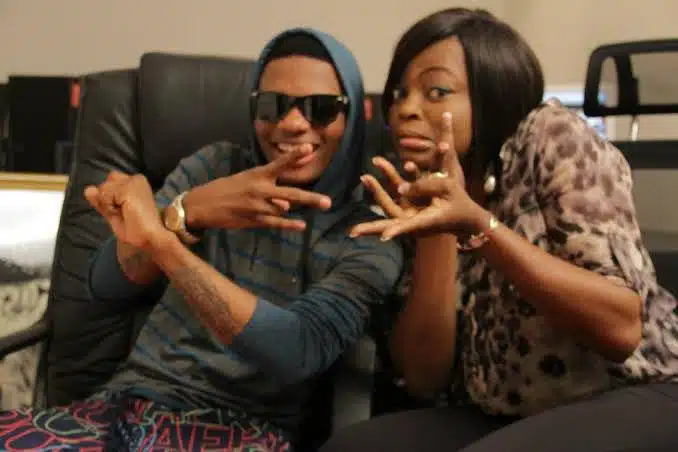 Fans wonder as Wizkid and Funke Akindele post each other