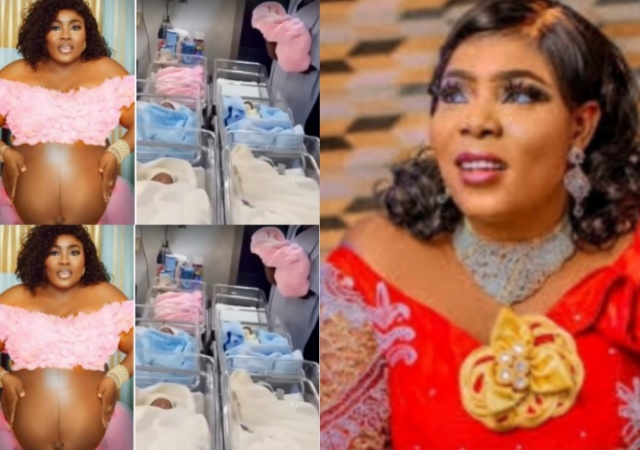 After 26 Years of Childlessness, Prophetess Grace Ojiefoh Welcomes 6 Newborn Babies