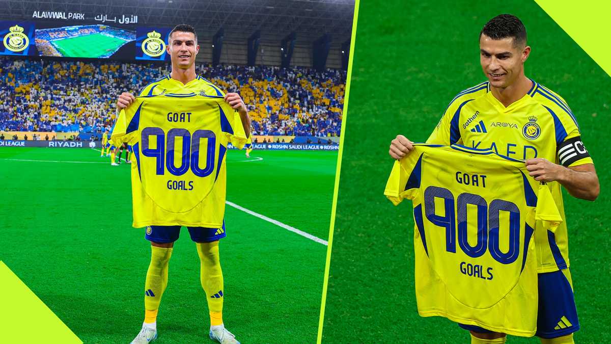 Al Nassr Pays Tribute to Cristiano Ronaldo With Goat Shirt After 900 Goal Feat: Video