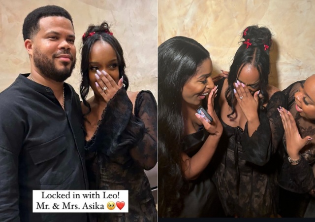 Asa Asika, Proposes to Girlfriend, Leona Adesanya