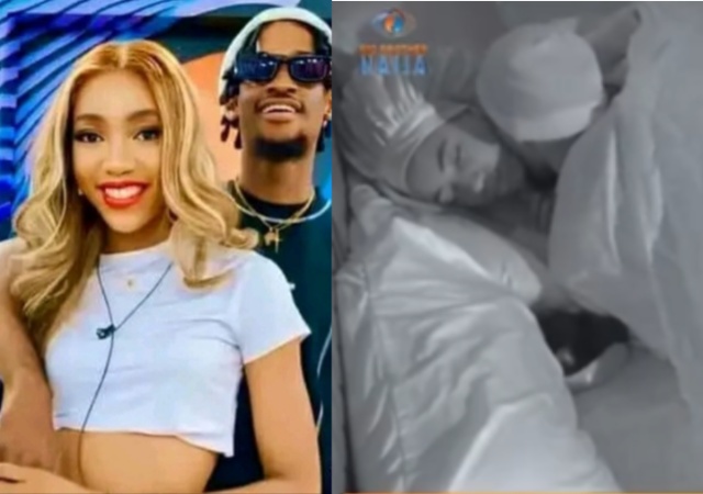 BBNaija: Anita and Topher’s intimate bedroom moment goes viral