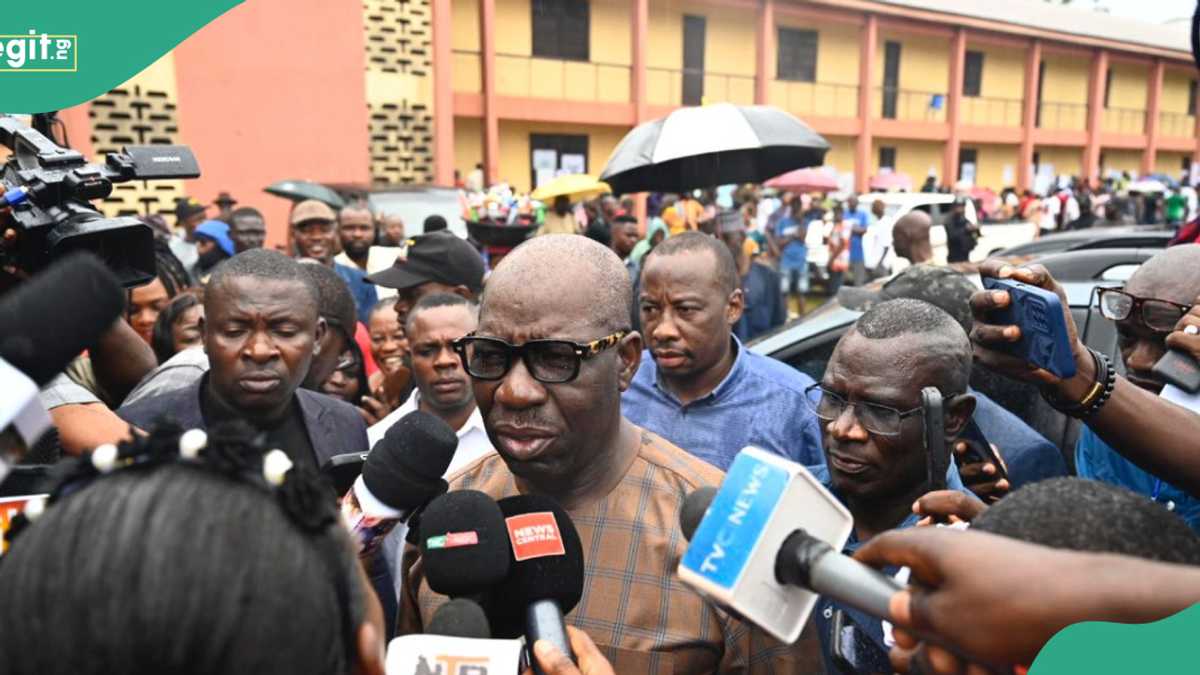 BREAKING: Edo Governor Obaseki Casts his Votes, Makes Fresh Demands, Video, Other Details Emerge