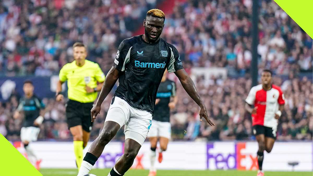 Boniface Recreates Thierry Henry’s Passing Technique in Champions League Match