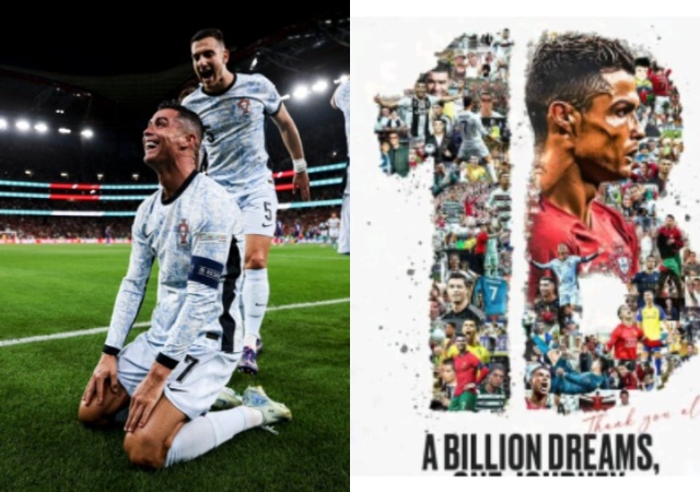 Cristiano Ronaldo Celebrates In Styles As He Reaches One Billion Followers Across All Social Media